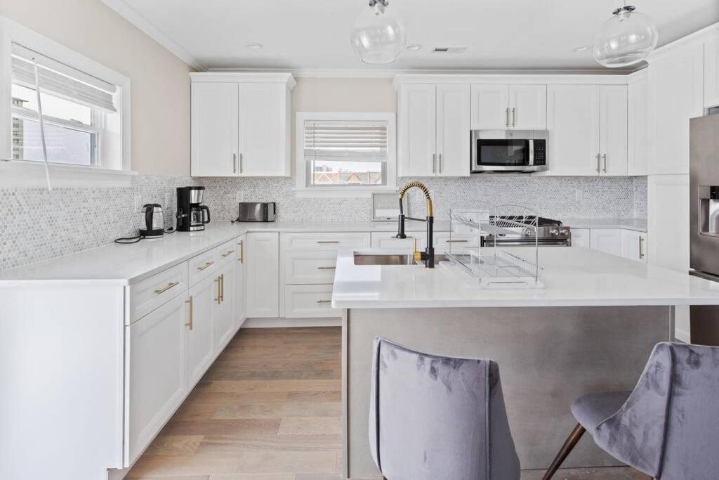 Renovated Beach Block 7Br North Beach Atlantic City - Steps To Beach & Casino Luaran gambar